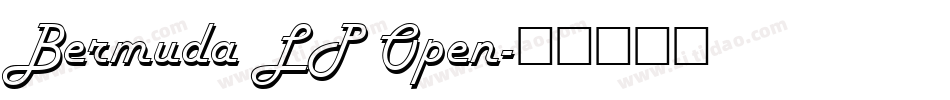 Bermuda LP Open字体转换